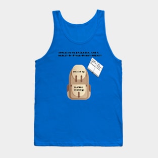 Apples in My Backpack Tank Top